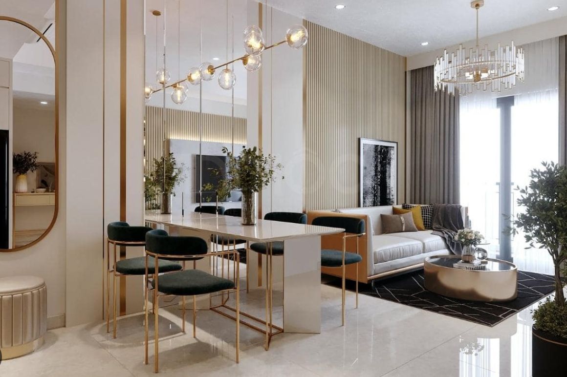 Cho thuê căn hộ 2 phòng ngủ hướng Tây Bắc siêu phong thuỷ, DT 56m2 KĐT Văn Phú
